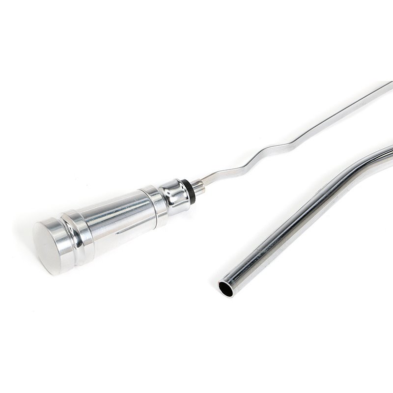 Trans-Dapt | Aluminum Handle Oil Dipstick;Chrome Tube, 23 in. long dipstick- Chrysler 383-440