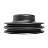 Trans-Dapt | WATER PUMP Pulley; 2 Groove; 1965-1966 FORD 289; O.E. Water Pump- ASPHALT BLACK - Mustang 4.7L 1965-1966