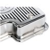 Trans-Dapt | CHROME STEEL EXTRA CAPACITY TRANSMISSION PAN; FINNED; FORD C6