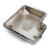 Trans-Dapt | CHROME STEEL EXTRA CAPACITY TRANSMISSION PAN; FINNED; FORD C6