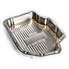 Trans-Dapt | TH400-CHROME Transmission Pan; Extra Capacity (+1.5 Qt); 3 in. Depth; FINNED