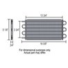 Derale | 4 Pass 17" Series 7000 Copper/Aluminum Transmission Cooler Kit