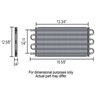 Derale | 10 Pass 17" Series 7000 Copper/Aluminum Transmission Cooler Kit, Truck/RV - Odyssey 3.5L 2000-2019