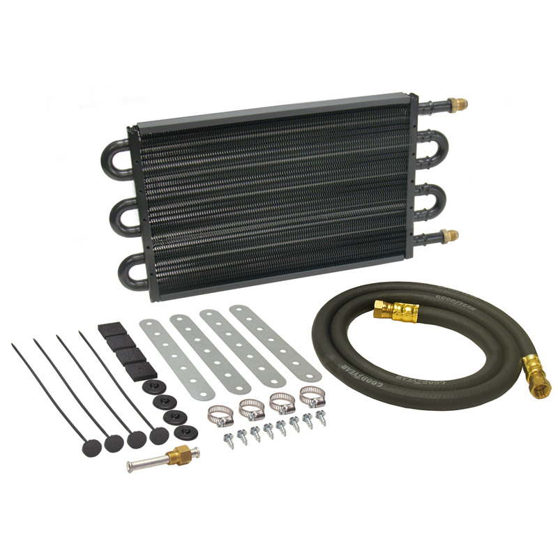 Derale | 6 Pass 14" Series 7000 Copper/Aluminum Tube&Fin Transmission Cooler Kit, -6AN