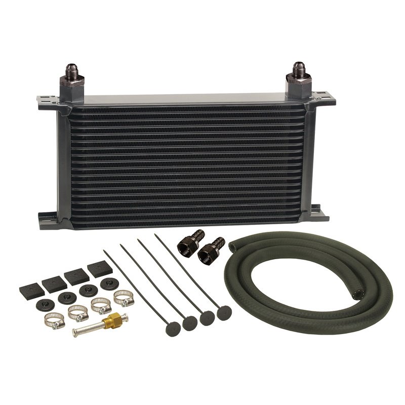 Derale | 19 Row Series 10000 Stack Plate Transmission Cooler Kit, -6AN - Dodge / Ford / Hummer / Rolls-Royce 2000-2019