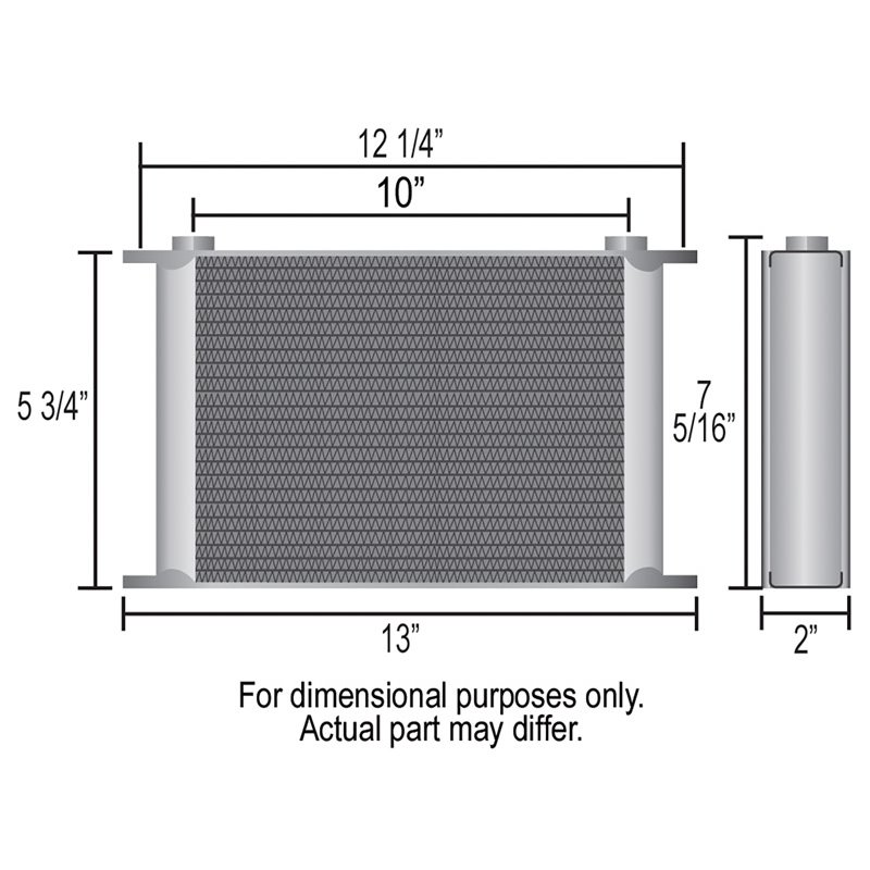 Derale | 19 Row Series 10000 Stack Plate Transmission Cooler Kit, -6AN - Dodge / Ford / Hummer / Rolls-Royce 2000-2019