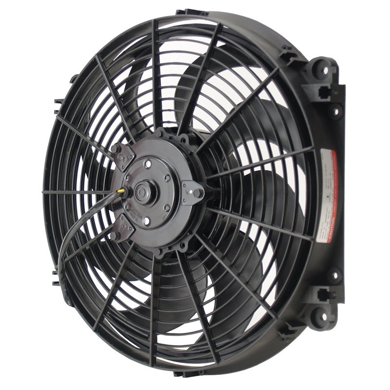 Derale | 14" Tornado Electric Puller Fan, Premium Mounting Kit