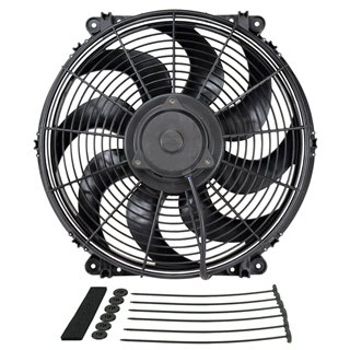 Derale | 16" Tornado Electric Puller Fan, Standard Mounting Kit