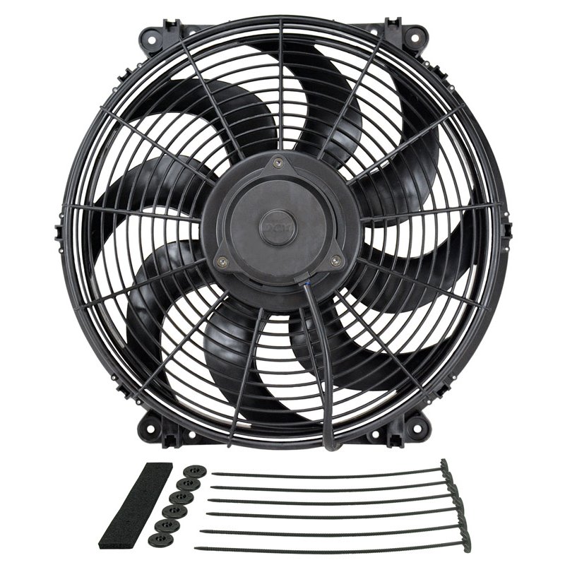 Derale | 16" Tornado Electric Puller Fan, Standard Mounting Kit