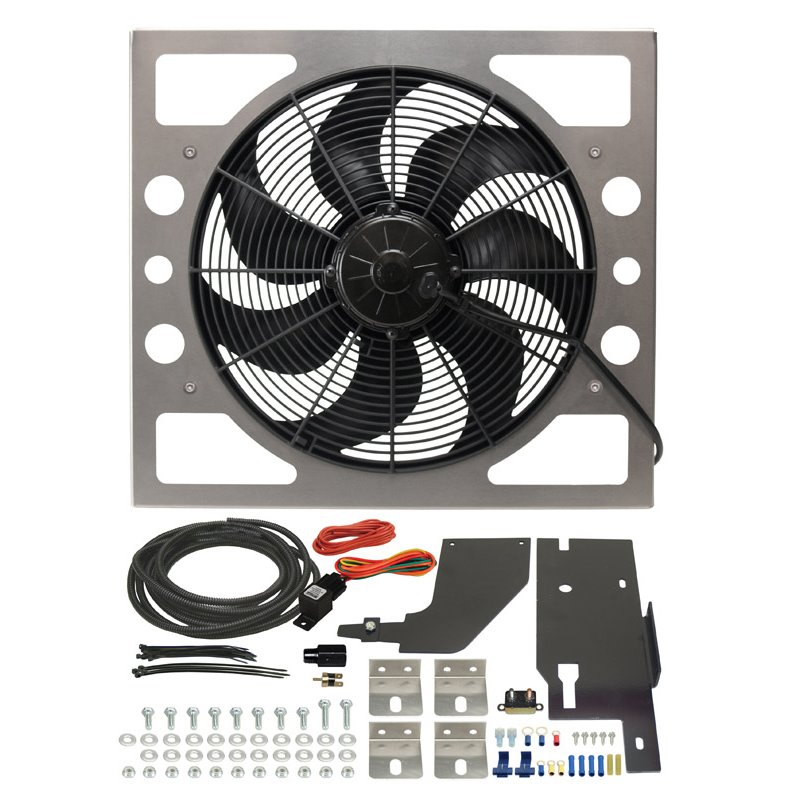 Derale | Electric Fan Kit, Direct Fit - Wrangler 1987-2006