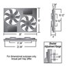 Derale | Powerpack - High Output Dual 12" RAD Fan/Powdercoated Steel Shroud w/ PWM Contro