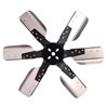 Derale | 18" Heavy Duty Stainless Steel Standard Rotation Flex Fan, Black Hub - Camaro / Mustang / Duster / Firebird 1967-1984