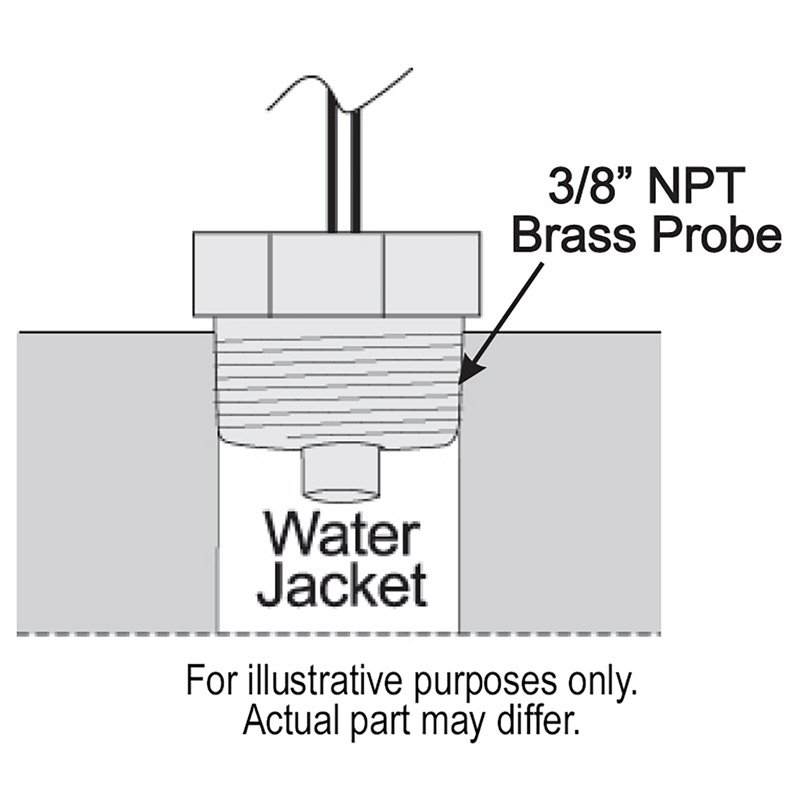 Derale | Adjustable Electric Fan Controller, 3/8" NPT Thread In Probe