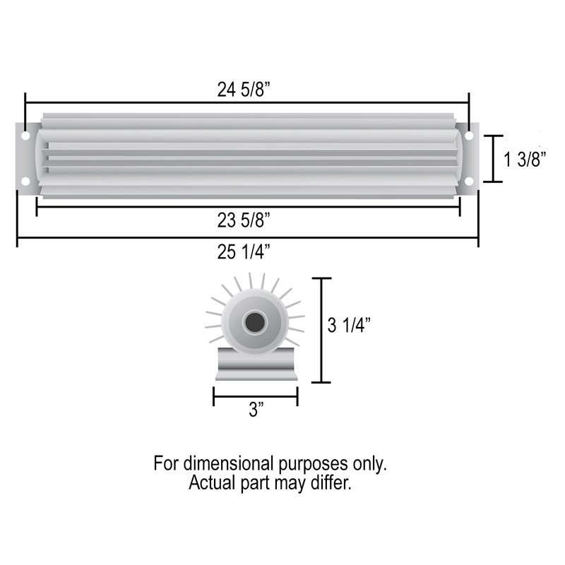 Derale | 1 Pass 24" Heat Sink Cooler