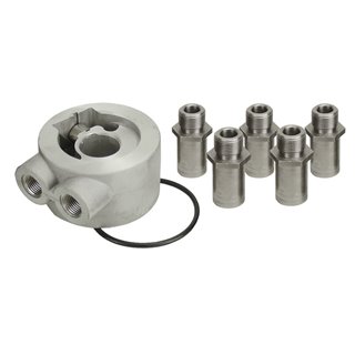 Derale | Universal Thermostatic Sandwich Adapter with 3/8" NPT Ports