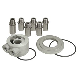 Derale | Universal Thermostatic Sandwich Adapter with 3/8" NPT Ports