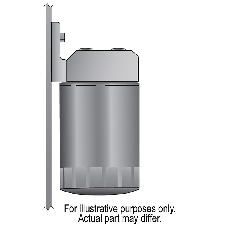 Derale | Premium -10AN Ports Up Single Filter Mount, 3/4"-16 Filter Threads