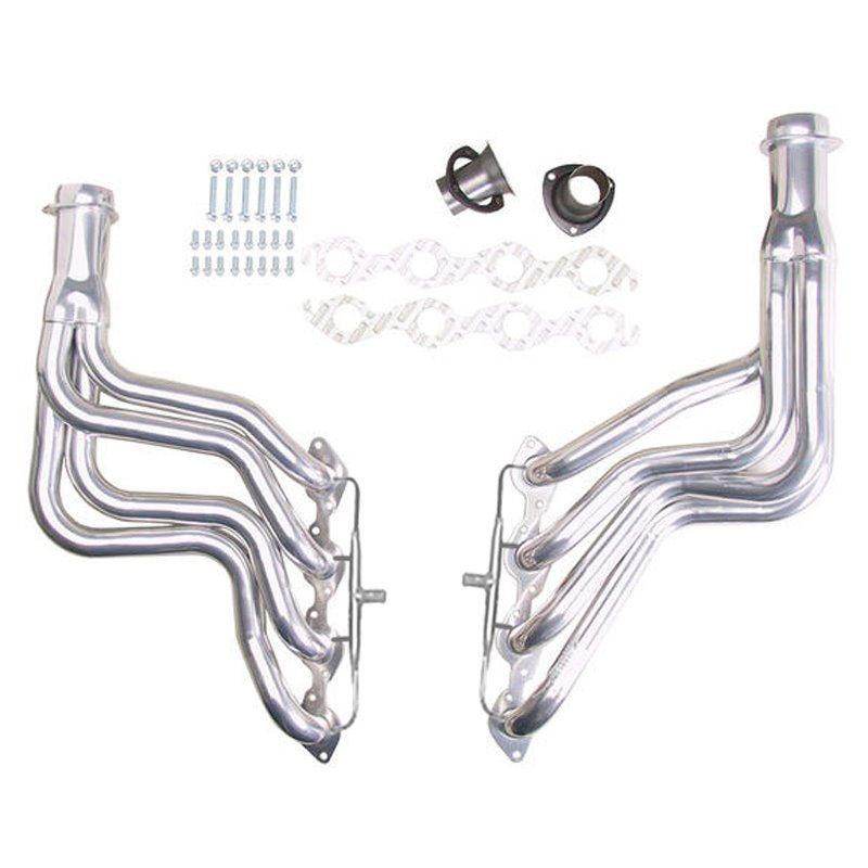 Hedman | Silver HD Long-Tube Headers For 64-77 Chevelle 396-502 w/ A.I.R. - Camaro 1967-1969