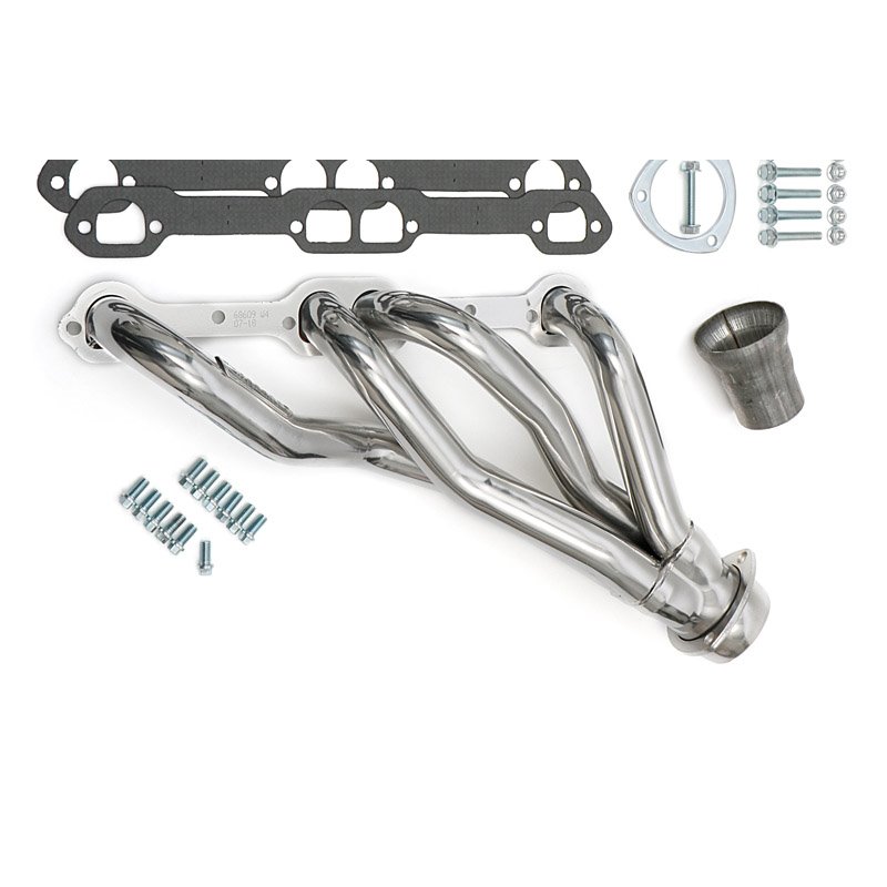Hedman | Silver Mid-Length D-Port Headers For 67-81 Camaro, G-Body 283-400 - Camaro / Monte Carlo 1967-1987