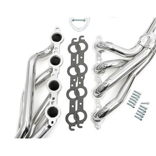 Hedman | Silver Mid-Length LS Swap Headers For 78-87 GM A-Body/G-Body Cars - Monte Carlo 1978-1988