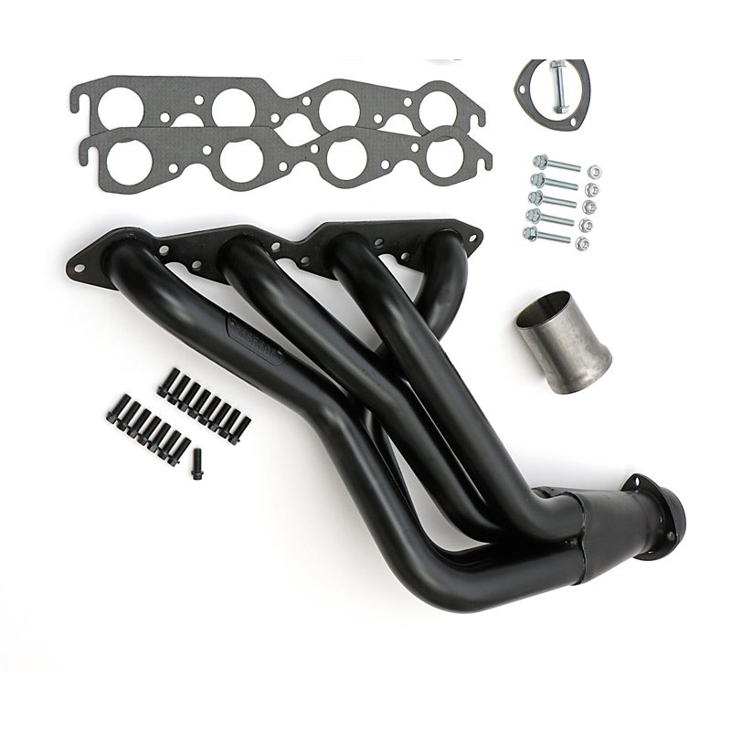 Hedman | Black Long-Tube Headers For 1965-82 Corvette 396-502 - Corvette / Base 1965-1982