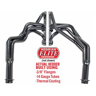 Hedman | 1-5/8 in. HD Silver Long-Tube Headers For 1955-57 Chevy w/283-400