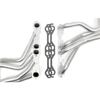 Hedman | H.D. Silver Long Tube Headers For 1982-92 Chevy Camaro 283-400 - Camaro / Firebird 5.0L / 5.7L 1982-1992