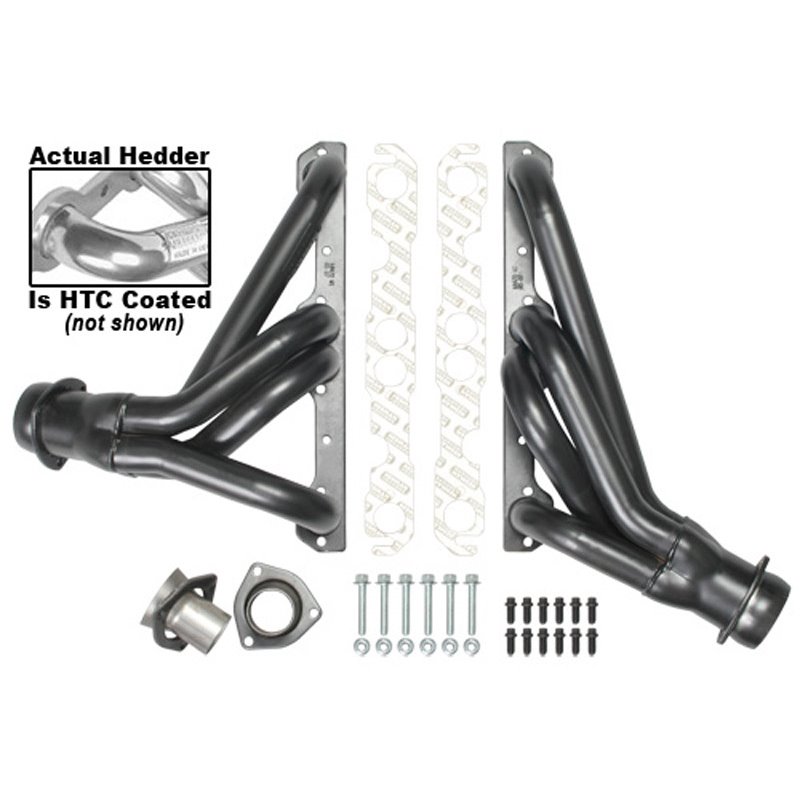 Hedman | Silver Mid-Length Headers For 1982-92 Chevy Camaro with 283-400 - Camaro / Firebird 5.0L / 5.7L 1982-1992