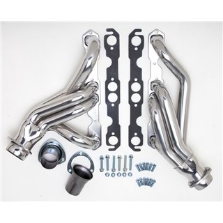 Hedman | Silver Mid-Length 1-5/8 in.Headers for 67-87 C10 Trucks w/283-400