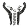 Hedman | Black Long-Tube LS Engine Swap Headers For 2WD S10/S15 Trucks - Blazer / S15 Jimmy / Sonoma / Bravada 1994-2004