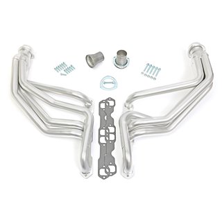 Hedman | HD Silver Long-Tube Headers For 67-91 GM 283-400 2&4WD Truck/SUV