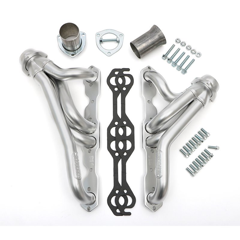 Hedman | HD Silver Mid-Length Swap Headers For SB Chevy in 87-95 Wrangler - Wrangler 2.5L / 4.0L / 4.2L 1987-1995