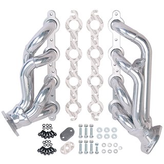 Hedman | Silver EO Headers for '99-07 GM 2WD-4WD Truck or SUV w/LS Engine - Cadillac / Chevrolet / GMC / Hummer 2000-2007
