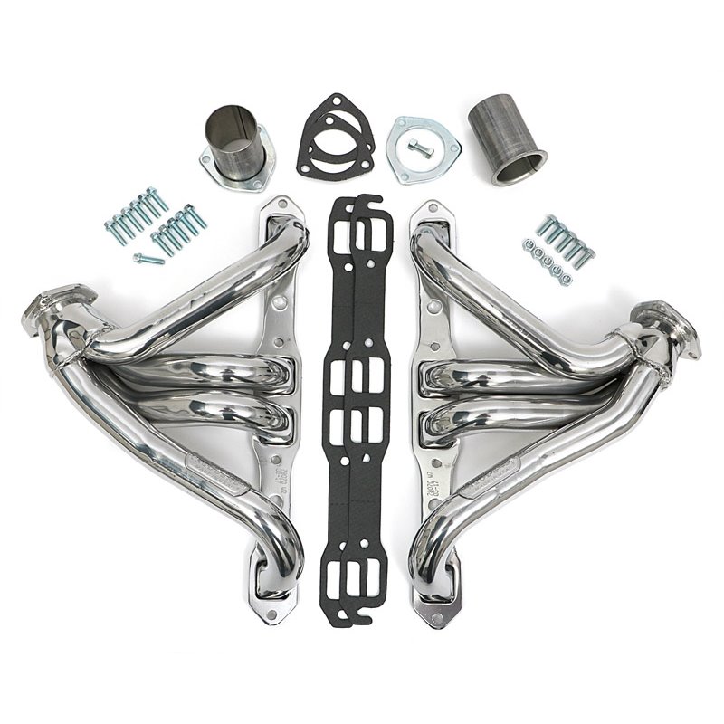 Hedman | Silver Mid-Length Headers For 66-74 MOPAR B & E-Body with 361-440 - Dodge / Plymouth 1966-1974