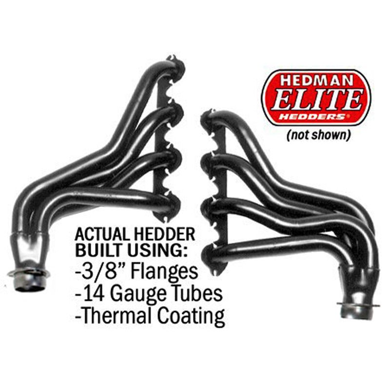 Hedman | HD Silver 50-State Headers for 1974-79 2WD Ford F150-F350 Trucks with 429-460