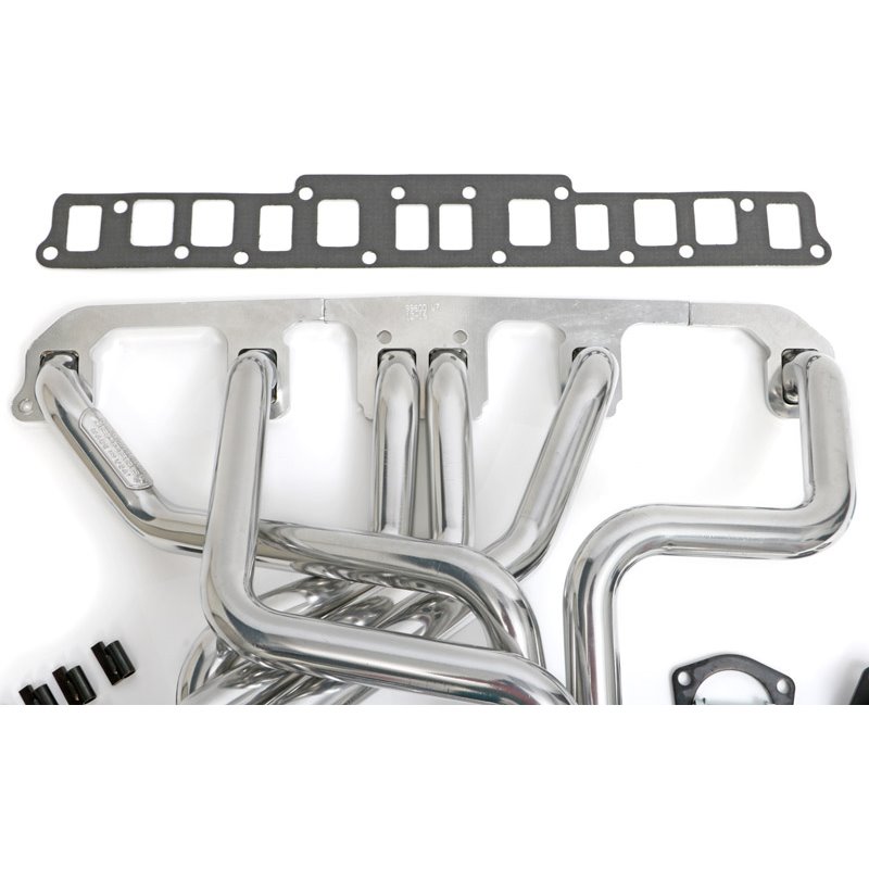 Hedman | Silver Dual-Outlet Long-Tube Headers for 1972-86 JEEP CJ5, CJ6, CJ7 w/232-258 L6