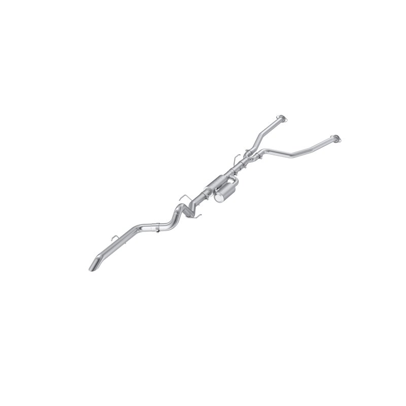 MBRP | 3 Inch Cat-Back High Clearance Single Rear Turndown, AL. - Tundra 3.5T 2022-2024