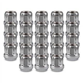 RHI | Lug Nuts (23) - Open End, Spline - Zinc - 1/2" X 22mm (0.87")
