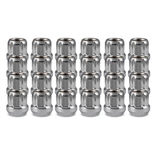 RHI | Lug Nuts (24) - Open End, Spline - Zinc - 12x1.5 X 22mm (0.87")