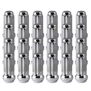 RHI | Lug Nuts (24) - Closed End (Long), Spline - Chrome - 14x2.0 X 50mm (2.00")