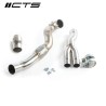CTS TURBO | EVO 3.5" Single High-Flow CAT - RS3 8V/8Y / TT RS 8S 2.5T 2018-2025 CTS Turbo Downpipes