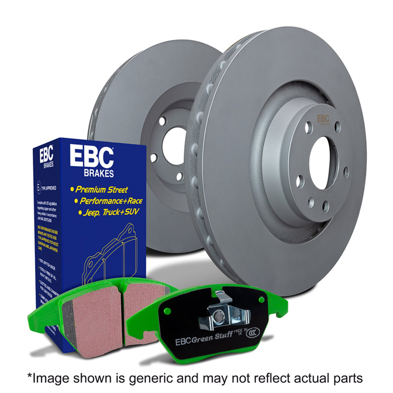 EBC Brakes | S11 Kits Greenstuff 2000 and RK Rotors - Rear - IS250 / C / IS350 2.5L / 3.5L 2015-2022