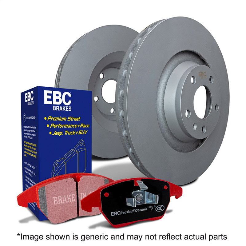 EBC Brakes | S12 Kits Redstuff and RK Rotors - Rear - IS250 / C / IS350 Base 2.5L / 3.5L 2015-2018
