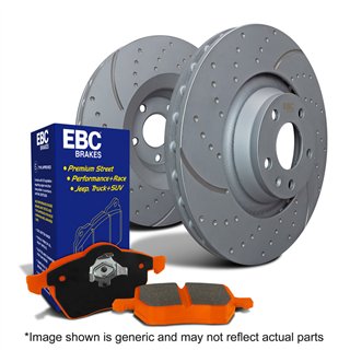 EBC Brakes | S8 Kits Orangestuff and GD Rotors - Arrière - Cadillac / Chevrolet / GMC 2019-2023