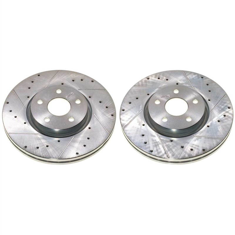 PowerStop | PowerStop Evolution Performance Drilled Slotted / Plated Brake Rotor Pair - Avant