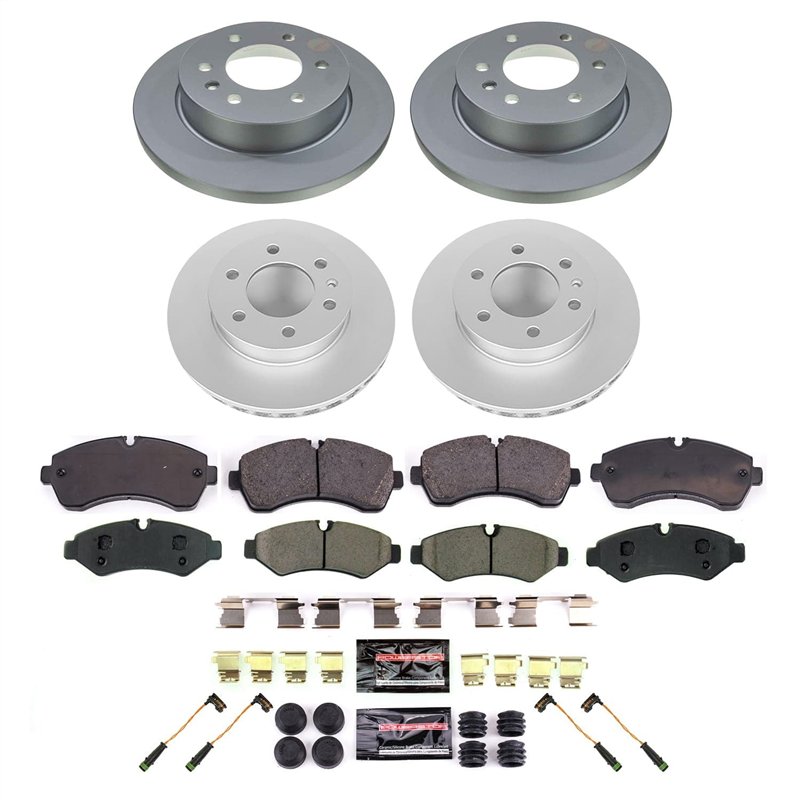 PowerStop | Genuine Geomet Coated Rotor and Low-Dust Ceramic Brake Pad Kit - Avant - Explorer / Aviator 3.0T / 3.3L 2020-2024