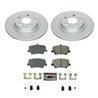 PowerStop | Genuine Geomet Coated Rotor and Carbon-Fiber Ceramic Brake Pad Kit - Arrière - XC40 1.5T / 2.0T 2019-2021