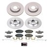 PowerStop | Genuine Geomet Coated Rotor and Low-Dust Ceramic Brake Pad Kit - Avant & Arrière - CX-30 2.0L / 2.5L 2020-2022