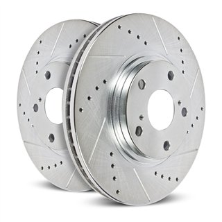 PowerStop | PowerStop Evolution Performance Drilled Slotted / Plated Brake Rotor Pair - Arrière