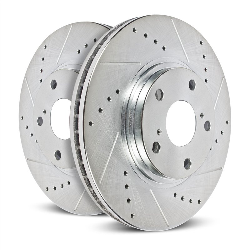 PowerStop | PowerStop Evolution Performance Drilled Slotted / Plated Brake Rotor Pair - Arrière